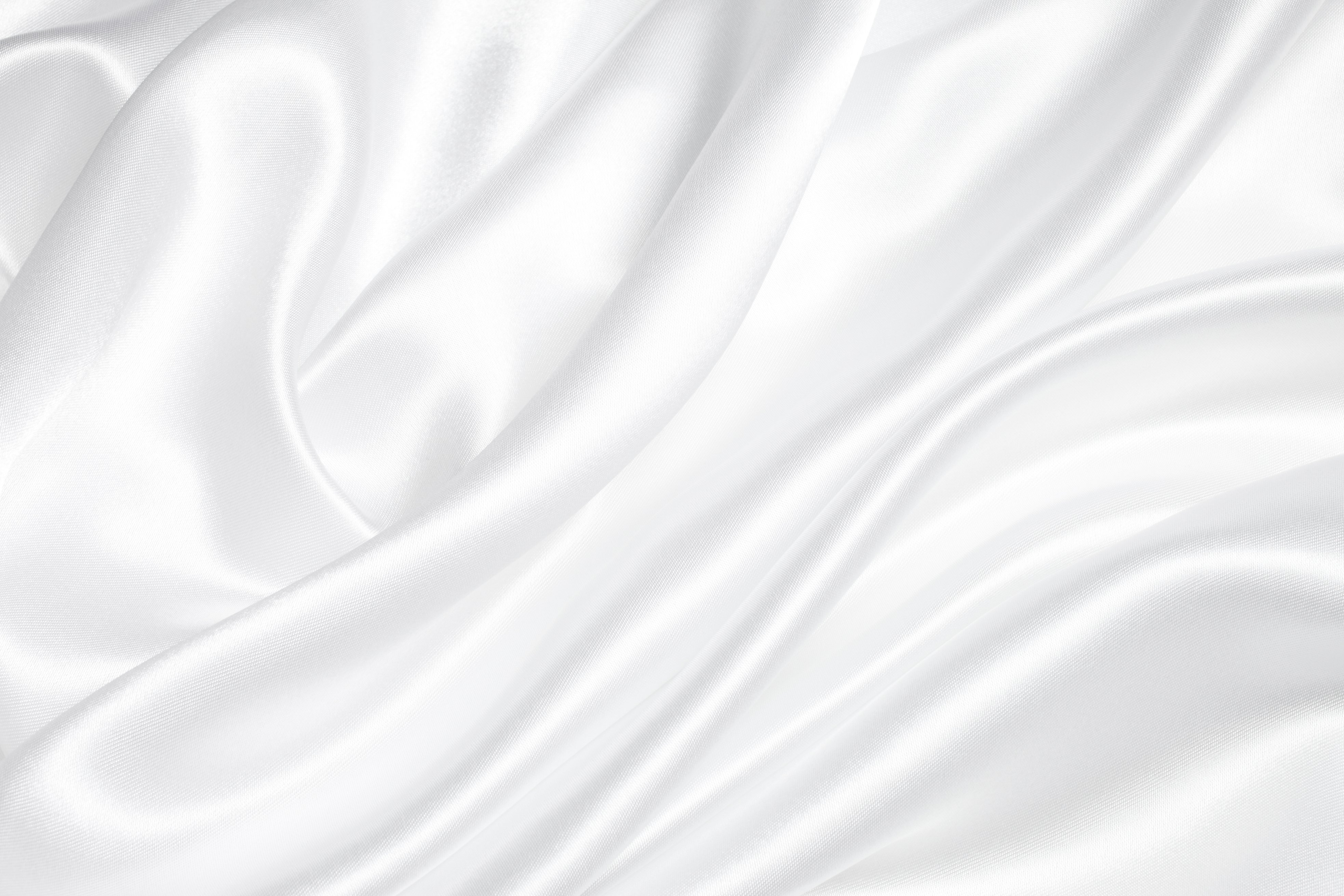 White Silk Wavy Texture Background